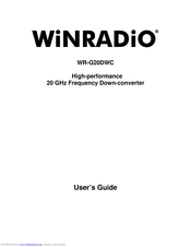Winradio g39ddc User Manual