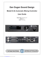 Dan Dugan Sound Design E-3A User Manual