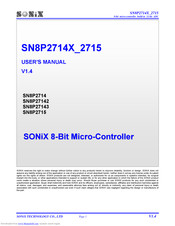 Sonix SN8P2714_2715 User Manual