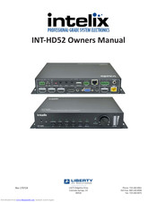 Intelix INT-HD52 Owner's Manual