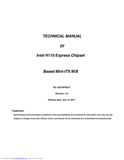 Intel H110 Express Technical Manual