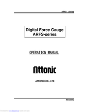 Attonic ARFS-1 Operation Manual