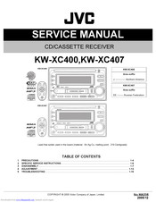 JVC KW-XC400 Service Manual