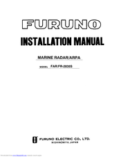 Furuno FR-2835S Installation Manual