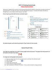 Alcatel Pop 7 LTE Getting Started Manual