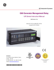 Ge G60 Instruction Manual