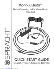 Spracht Konf-X Buds Quick Start Manual