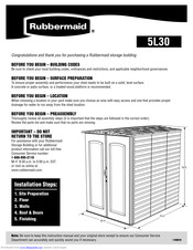 Rubbermaid 5L30 Assembly Instructions Manual