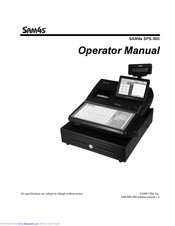 Sam4s SPS-500 Manuals | ManualsLib
