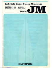 Olympus JM Instruction Manual