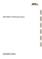 Axis Q8665-E Installation Manual