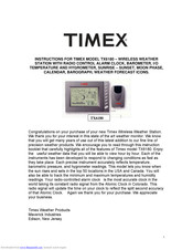 Timex TX6180 Instructions Manual