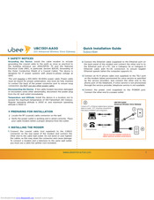 Ubee UBC1301-AA00 Quick Installation Manual
