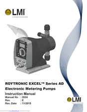 LMI Technologies ROYTRONIC EXCEL AD8 Instruction Manual