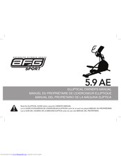 Advanced Fitness Group 5.9 AE Owner's Manual