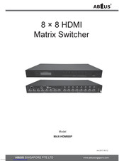 Abtus MAX-HDMI88P User's Operation Manual
