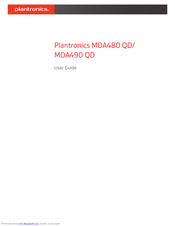 Plantronics MDA490 QD User Manual