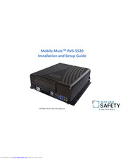 Rear view safety RVS-5520 Installation And Setup Manual