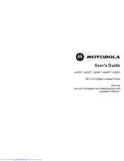 Motorola L601BT User Manual