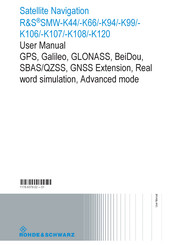 R&S SMW-K107 User Manual