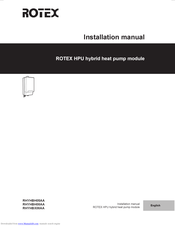 Rotex RHYHBX08AA Installation Manual