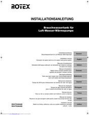 Rotex RKHTS260AB Installation Manual