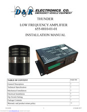 D&R 655-0010-01-01 Installation Manual