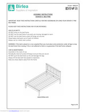 Birlea DENVER 5 BED PINE Assembly Instructions