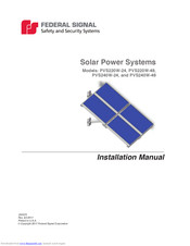 Federal Signal Corporation PVS240W-24 Installation Manual