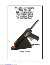 Power Adhesives TEC 1050 Operating Instructions Manual