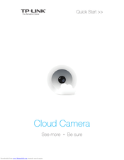 TP-Link Cloud Camera Quick Start Quide