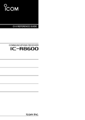 Icom iR8600 Reference Manual