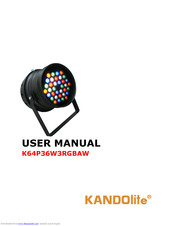 Kandolite K64P36W3RGBAW User Manual