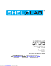 shelolab SGO3-2 Installation And Operation Manual