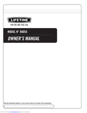 Lifetime 80055 Owner's Manual