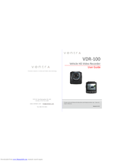VENTRA VDR-100 User Manual