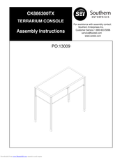 SEI CK886300TX Assembly Instructions Manual