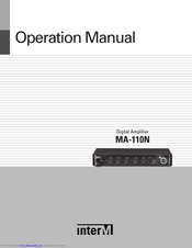 Inter-m MA-110N Operation Manual