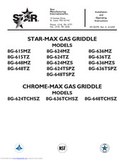 Star Manufacturing International 8G-636TZ8G-648MZ Installation And Operating Instructions Manual