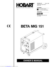 Hobart Beta Mig 151 Owner's Manual