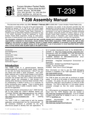 Tucson T-238 Assembly Manual