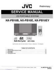JVC NX-PB10B Service Manual