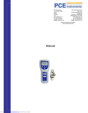 PCE Instruments PCE-FM 1000 Manual