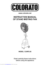 Colorato CLMFS-26 Instruction Manual