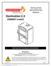 Enerzone EB00027 Installation And Operation Manual