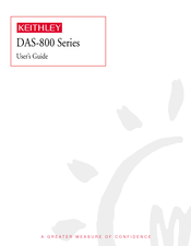 Keithley DAS-800 series User Manual