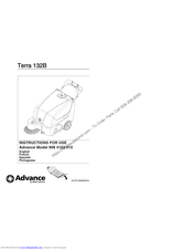 Nilfisk-Advance Terra 132B 908 4103 010 Instructions For Use Manual