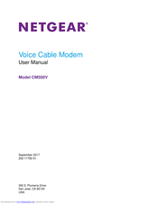 Netgear Cm500v Manuals Manualslib