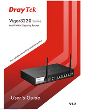 Draytek VIGOR3220 SERIES User Manual