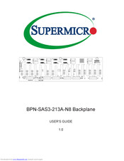 Supermicro BPN-SAS3-213A-N8 User Manual